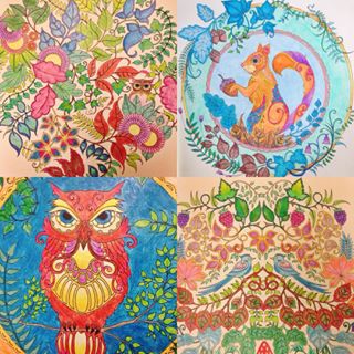  I can't stop #colouring send help #enchantedforest 
