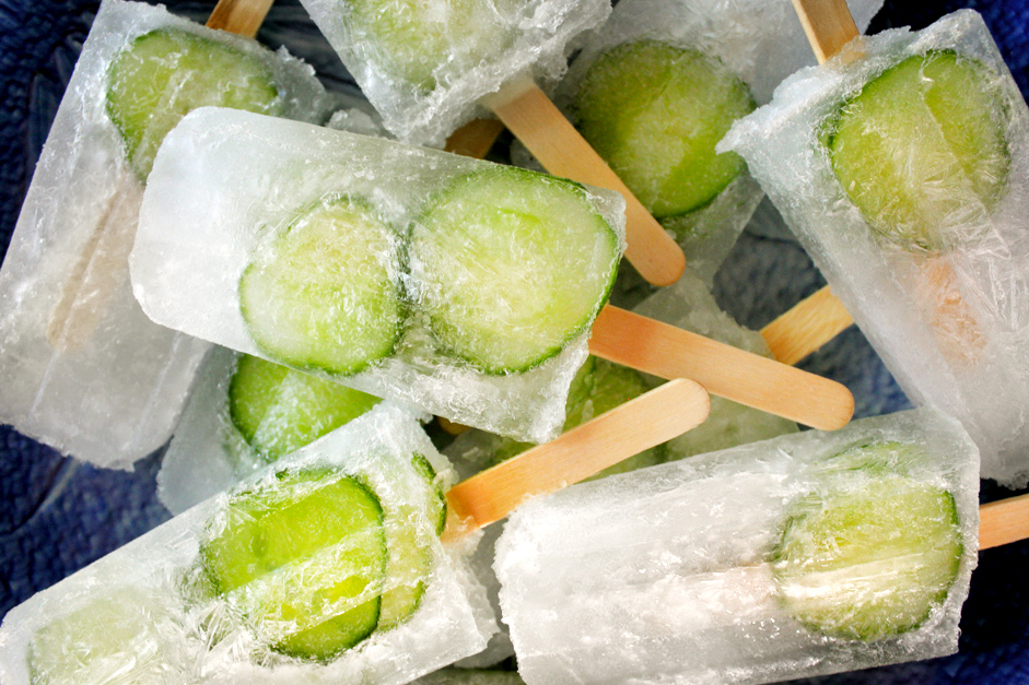 Alcoholic popsicles - Gin & Tonic