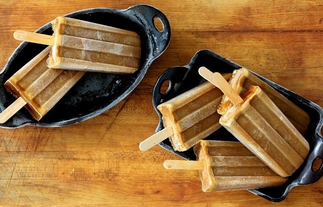 Alcoholic popsicles - butterscotch